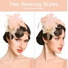 image:imageBABEYOND 1920s Feather Headband Accessory  Vintage Flapper Headpiece for Gatsby Party Roaring 20s CostumeChampagne