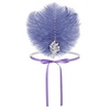 image:imageBABEYOND 1920s Feather Headpiece Flapper  Great Gatsby Vintage Hair Accessory Handmade Womens Headband for Costume PartyLavender