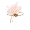 image:imageBABEYOND 1920s Feather Headpiece Roaring 20s Flapper Headband Great Gatsby Crystal Hair Accessory Vintage Jazz Age Hair JewelryGreenChampagne