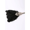 image:imageBABEYOND 1920s Flapper Feather Headband Great Gatsby Rhinestone Elastic Headpiece Vintage Art Deco Party AccessoryBlackBlack