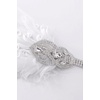 image:imageBABEYOND 1920s Flapper Feather Headband Great Gatsby Rhinestone Elastic Headpiece Vintage Art Deco Party AccessoryBlackWhite
