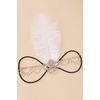 image:imageBABEYOND 1920s Flapper Headband Vintage Feather Hairpiece with Rhinestones Roaring 20s Gatsby Headpiece for WomenGoldGold