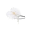 image:imageBABEYOND 1920s Flapper Headband for Women Peacock Feather Rhinestone Gatsby Headpiece Vintage Great Gatsby Costume Accessory GreenBeige