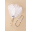 image:imageBABEYOND 1920s Flapper Headpiece Feather Headband with Rhinestones Tassels Roaring 20s Gatsby Costume AccessoryWhite