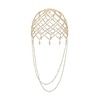 image:imageBABEYOND 1920s Vintage Crystal Beaded Headpiece Decorative Hair Jewelry with Tassels amp Crystals for CostumesGoldGold