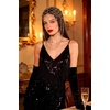 image:imageBABEYOND 1920s Vintage Crystal Beaded Headpiece Decorative Hair Jewelry with Tassels amp Crystals for CostumesGoldGold