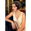 image:imageBABEYOND 1920s Vintage Crystal Beaded Headpiece Decorative Hair Jewelry with Tassels amp Crystals for CostumesGoldGold