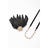 image:imageBABEYOND 1920s Vintage Peacock Feather Headband with Rhinestones Roaring 20s Gatsby Inspired Headpiece for Retro HairstylesGreenBlack
