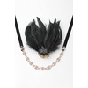 image:imageBABEYOND 1920s Vintage Peacock Feather Headband with Rhinestones Roaring 20s Gatsby Inspired Headpiece for Retro HairstylesGreenBlack