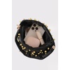image:imageBABEYOND Clutch Purses for Women  Satin Evening Bag Triangle Purse Pearl Handbag for Wedding Prom PartyBlack With Golden Pearls
