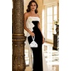 image:imageBABEYOND Clutch Purses for Women  Satin Evening Bag Triangle Purse Pearl Handbag for Wedding Prom PartyWhite With Black Pearls