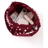 image:imageBABEYOND Clutch Purses for Women  Satin Evening Bag Triangle Purse Pearl Handbag for Wedding Prom PartyWine Red