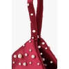 image:imageBABEYOND Clutch Purses for Women  Satin Evening Bag Triangle Purse Pearl Handbag for Wedding Prom PartyWine Red