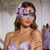 image:imageBABEYOND Elegant Butterfly Mask for Women Mardi Gras Masquerade Ball Venetian Style Party Costume AccessoryPurple