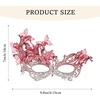 image:imageBABEYOND Elegant Butterfly Mask for Women Mardi Gras Masquerade Ball Venetian Style Party Costume AccessoryRed