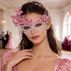 image:imageBABEYOND Elegant Butterfly Mask for Women Mardi Gras Masquerade Ball Venetian Style Party Costume AccessoryRed