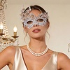 image:imageBABEYOND Elegant Butterfly Mask for Women Mardi Gras Masquerade Ball Venetian Style Party Costume AccessoryYellow
