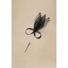 image:imageBABEYOND Fascinator Hair Clip for Women  Tea Party Kentucky Elegant Chic Mesh Feather Flower Bridal Wedding HeadpieceBlack
