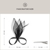 image:imageBABEYOND Fascinator Hair Clip for Women  Tea Party Kentucky Elegant Chic Mesh Feather Flower Bridal Wedding HeadpieceBlack