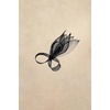 image:imageBABEYOND Fascinator Hair Clip for Women  Tea Party Kentucky Elegant Chic Mesh Feather Flower Bridal Wedding HeadpieceBlack
