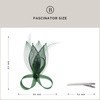 image:imageBABEYOND Fascinator Hair Clip for Women  Tea Party Kentucky Elegant Chic Mesh Feather Flower Bridal Wedding HeadpieceGreen