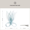 image:imageBABEYOND Fascinator Hair Clip for Women  Tea Party Kentucky Elegant Chic Mesh Feather Flower Bridal Wedding HeadpieceLight Blue
