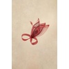 image:imageBABEYOND Fascinator Hair Clip for Women  Tea Party Kentucky Elegant Chic Mesh Feather Flower Bridal Wedding HeadpieceRed