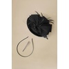 image:imageBABEYOND Fascinators Hats for Women  Tea Party 2026 Kentucky Fascinator Pillbox Derby Hat Sinamay Headband with Hair ClipBlack