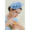 image:imageBABEYOND Fascinators Hats for Women  Tea Party 2026 Kentucky Fascinator Pillbox Derby Hat Sinamay Headband with Hair ClipLight Blue