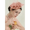 image:imageBABEYOND Fascinators Hats for Women  Tea Party 2026 Kentucky Fascinator Pillbox Derby Hat Sinamay Headband with Hair ClipNude Pink