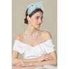 image:imageBABEYOND Fascinators Hats for Women  Tea Party Hat Kentucky Elegant Tulle Feather Ribbon Bridal Wedding Derby HeadbandLight Blue