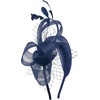 image:imageBABEYOND Fascinators Hats for Women  Tea Party Hat Kentucky Elegant Tulle Feather Ribbon Bridal Wedding Derby HeadbandNavy Blue