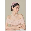 image:imageBABEYOND Fascinators Hats for Women  Tea Party Hat Kentucky Elegant Tulle Feather Ribbon Bridal Wedding Derby HeadbandPink