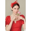 image:imageBABEYOND Fascinators Hats for Women  Tea Party Hat Kentucky Elegant Tulle Feather Ribbon Bridal Wedding Derby HeadbandRed