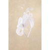 image:imageBABEYOND Fascinators Hats for Women  Tea Party Hat Kentucky Elegant Tulle Feather Ribbon Bridal Wedding Derby HeadbandWhite