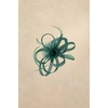 image:imageBABEYOND Fascinators Hats for Women  Tea Party Hats Kentucky Elegant Tulle Feather Bridal Wedding Ribbon Headband Hair ClipDark Green