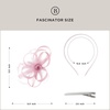 image:imageBABEYOND Fascinators Hats for Women  Tea Party Hats Kentucky Elegant Tulle Feather Bridal Wedding Ribbon Headband Hair ClipLight Pink
