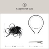image:imageBABEYOND Fascinators Hats for Women  Tea Party Hats Kentucky Elegant Tulle Mesh Feather Bridal Wedding Headband Hair ClipBlack