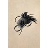 image:imageBABEYOND Fascinators Hats for Women  Tea Party Hats Kentucky Elegant Tulle Mesh Feather Bridal Wedding Headband Hair ClipBlack