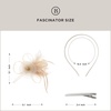 image:imageBABEYOND Fascinators Hats for Women  Tea Party Hats Kentucky Elegant Tulle Mesh Feather Bridal Wedding Headband Hair ClipChampagne