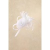 image:imageBABEYOND Fascinators Hats for Women  Tea Party Hats Kentucky Elegant Tulle Mesh Feather Bridal Wedding Headband Hair ClipWhite