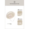 image:imageBABEYOND Fascinators Hats for Women  Tea Party Kentucky Fascinator Derby Flower Pillbox Hat with Pearls for Bridal WeddingBeige