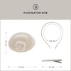 image:imageBABEYOND Fascinators Hats for Women  Tea Party Kentucky Fascinator Derby Flower Pillbox Hat with Pearls for Bridal WeddingBeige