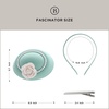 image:imageBABEYOND Fascinators Hats for Women  Tea Party Kentucky Fascinator Derby Flower Pillbox Hat with Pearls for Bridal WeddingLight Blue