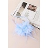 image:imageBABEYOND Fascinators Hats for Women  Tea Party Kentucky Fascinator Derby Hat Feather Beads Headband for Wedding CocktailLight Blue
