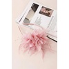 image:imageBABEYOND Fascinators Hats for Women  Tea Party Kentucky Fascinator Derby Hat Feather Beads Headband for Wedding CocktailNude Pink