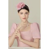 image:imageBABEYOND Fascinators Hats for Women  Tea Party Kentucky Fascinator Derby Hat Feather Beads Headband for Wedding CocktailNude Pink
