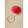 image:imageBABEYOND Fascinators Hats for Women  Tea Party Kentucky Fascinator Derby Knot Tulle Pillbox Church Hat for Bridal WeddingRed