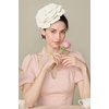image:imageBABEYOND Fascinators Hats for Women  Tea Party Kentucky Fascinator Elegant Derby Hat Flower Church Headpiece with PearlBeige