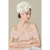 image:imageBABEYOND Fascinators Hats for Women  Tea Party Kentucky Fascinator Elegant Derby Hat Flower Church Headpiece with PearlBeige